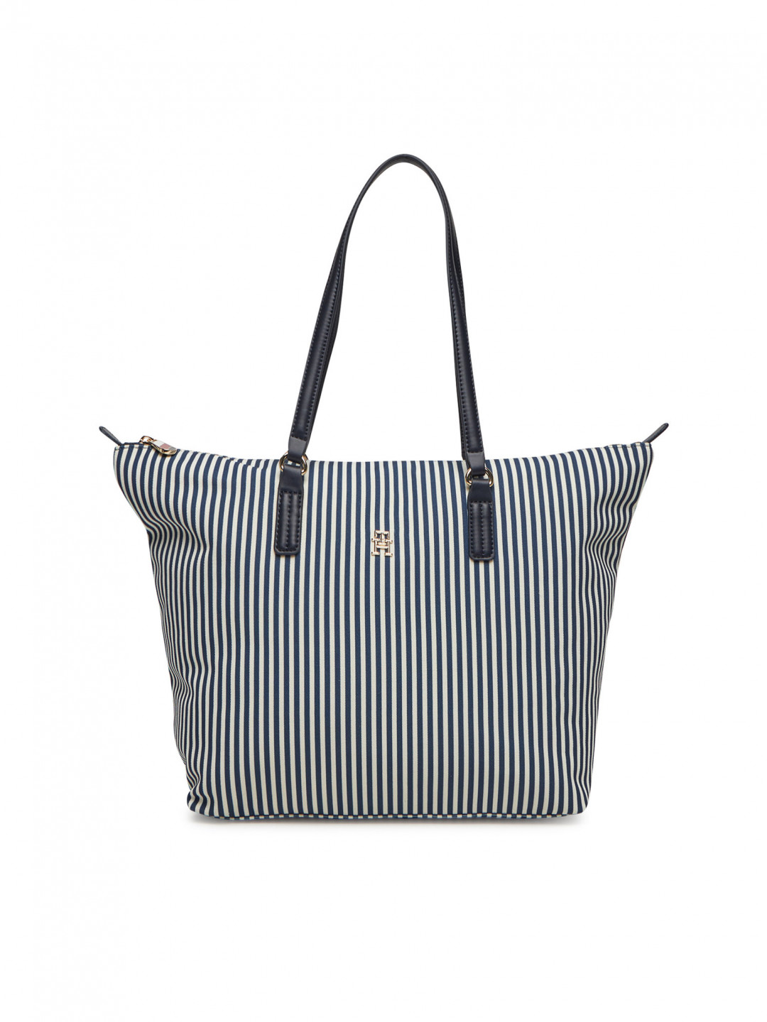 Tommy Hilfiger Kabelka Poppy Summer Tote AW0AW17203 Tmavomodrá